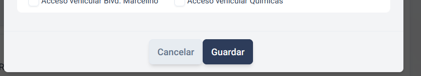 guardar  accesos especiales
