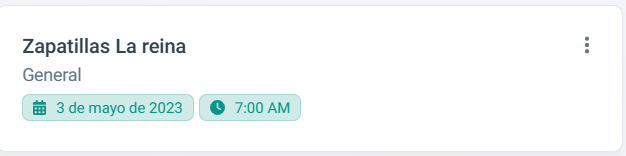 Tarjeta de proveedor