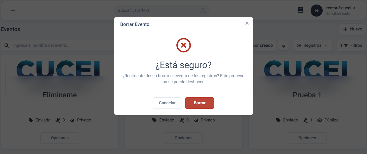 Ventana de confirmación