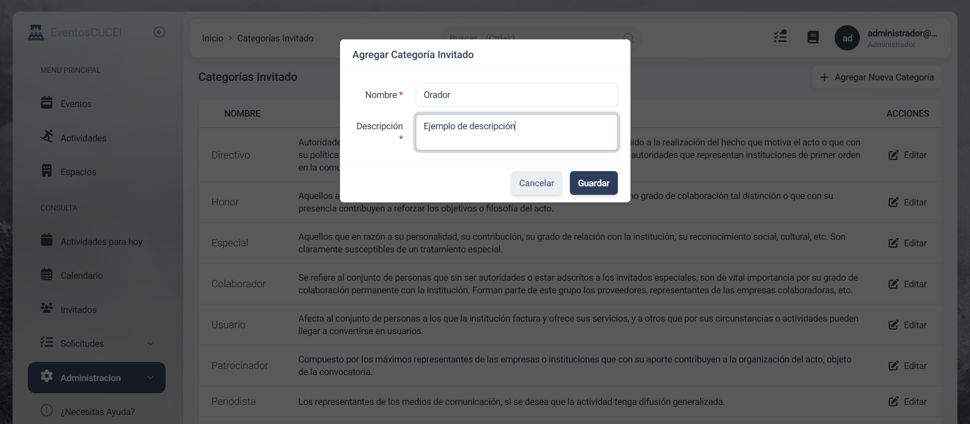 formulario de invitados